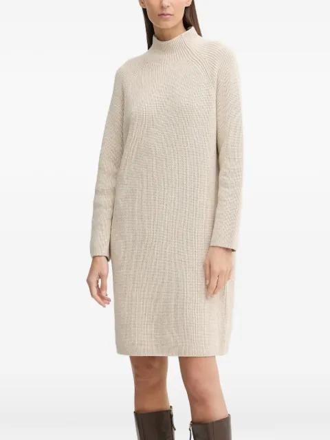 high-neck ribbed dress by MARC O'POLO