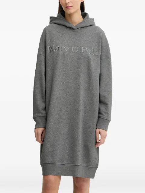 hoodied embroidered mini dress by MARC O'POLO