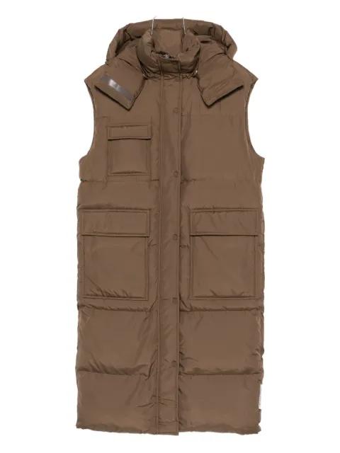 hoodied quilted vest by MARC O'POLO