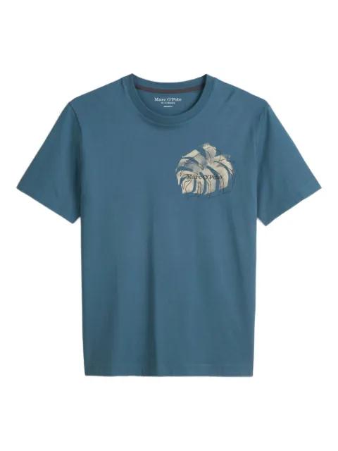 leaf-print T-shirt by MARC O'POLO