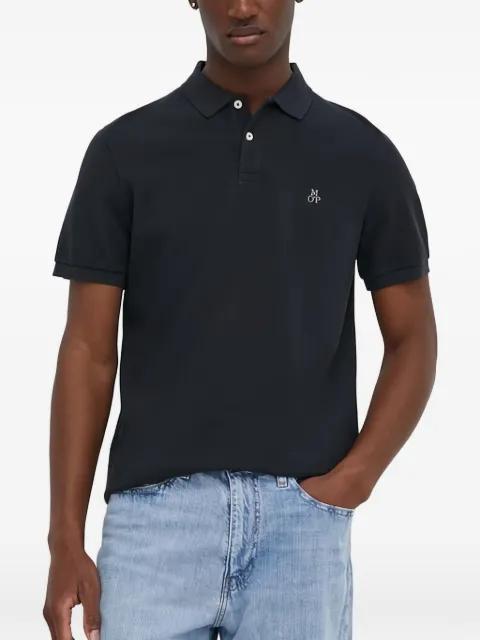 logo-detail polo shirt by MARC O'POLO