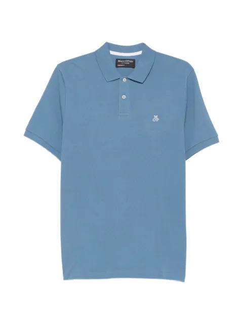logo-embroidered piqué polo shirt by MARC O'POLO
