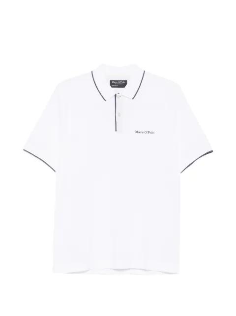 logo-embroidered tipped polo shirt by MARC O'POLO
