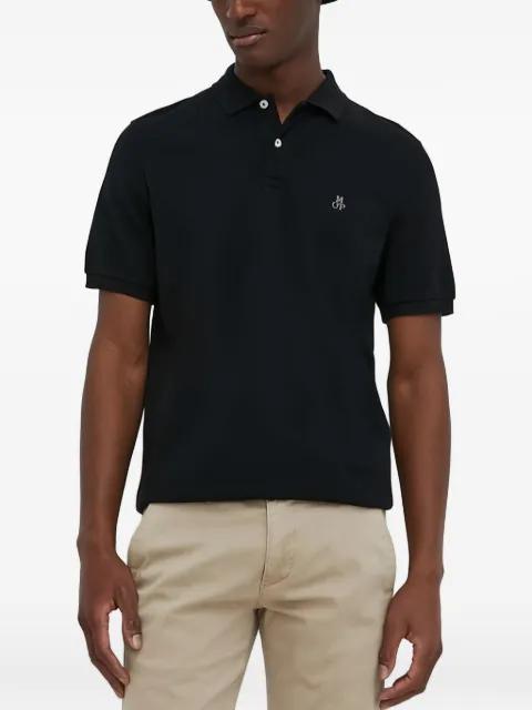 logo-embroidery short-sleeves polo shirt by MARC O'POLO