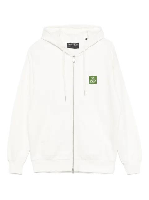 logo-patch hoodie by MARC O'POLO