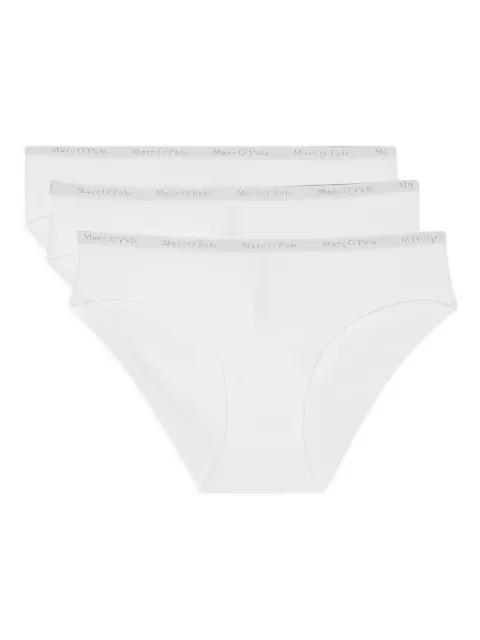 logo-waistband briefs (pack of three) by MARC O'POLO