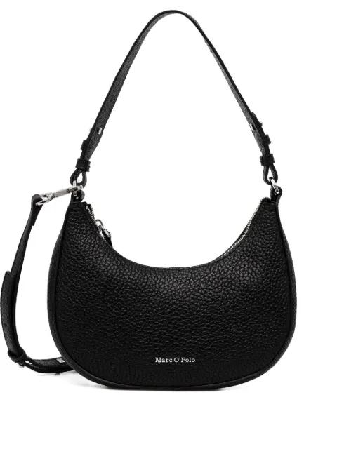 medium grained-leather shoulder bag by MARC O'POLO