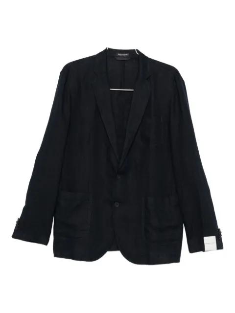 notched linen blazer by MARC O'POLO