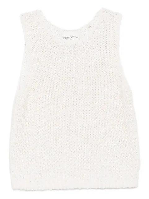 open-knit sleeveless top by MARC O'POLO