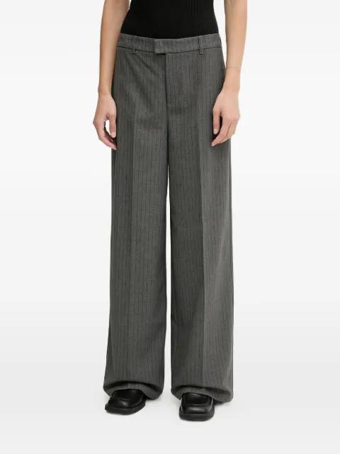 pinstripe wide-leg trousers by MARC O'POLO
