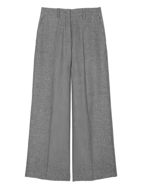 pleated wide-leg trousers by MARC O'POLO