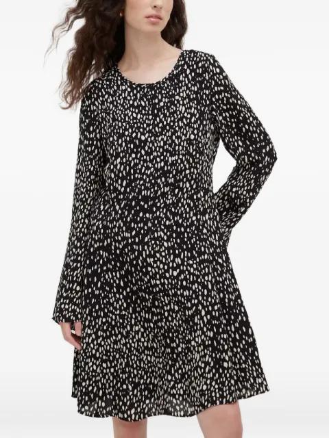 printed long-sleeve mini dress by MARC O'POLO