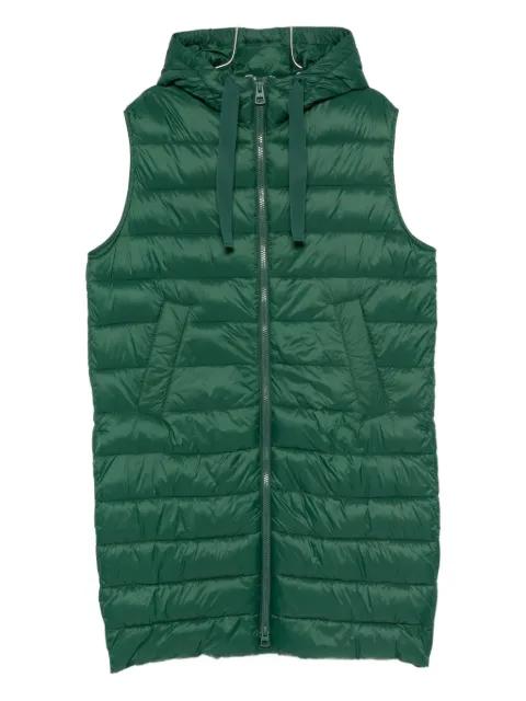 quilted hoodied gilet by MARC O'POLO