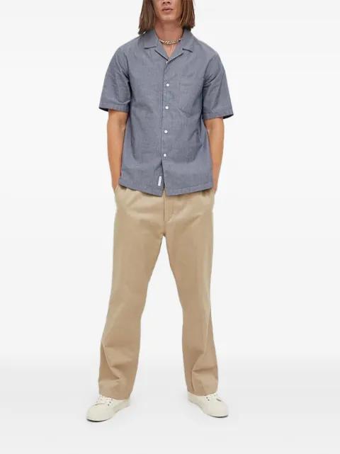 revere-collar pocket shirt by MARC O'POLO