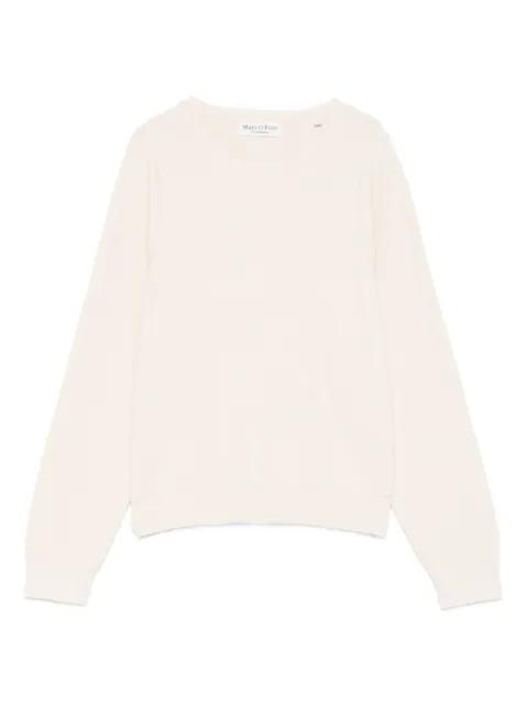 ribbed crew-neck sweater by MARC O'POLO