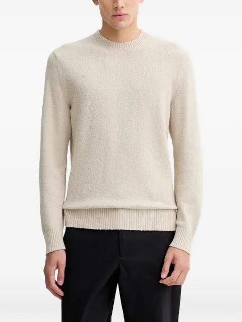ribbed crew neck sweater by MARC O'POLO