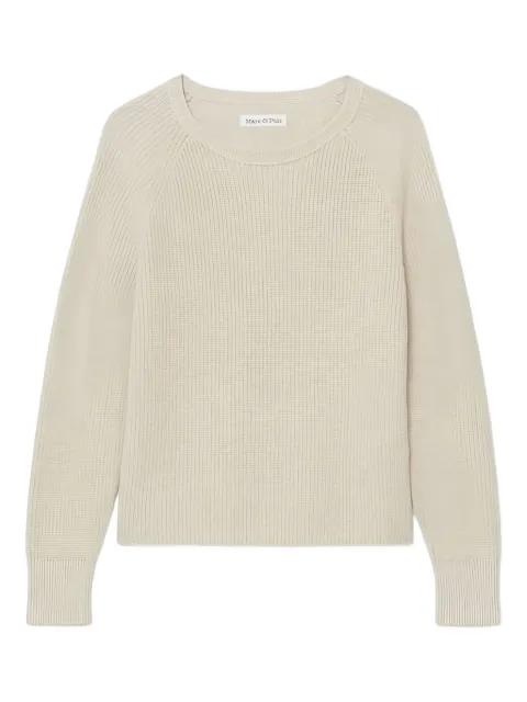ribbed crew-neck sweater by MARC O'POLO