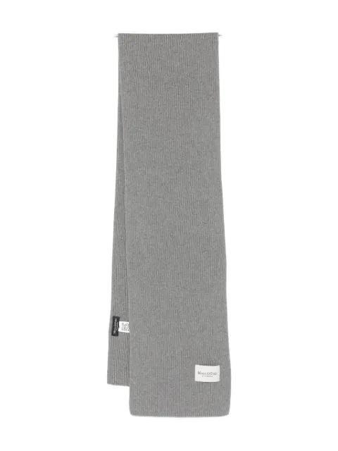 ribbed patch-logo scarf by MARC O'POLO