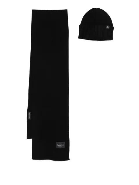 ribbed scarf set by MARC O'POLO