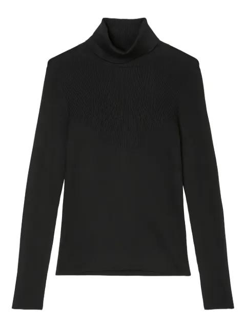 ribbed turtleneck top by MARC O'POLO