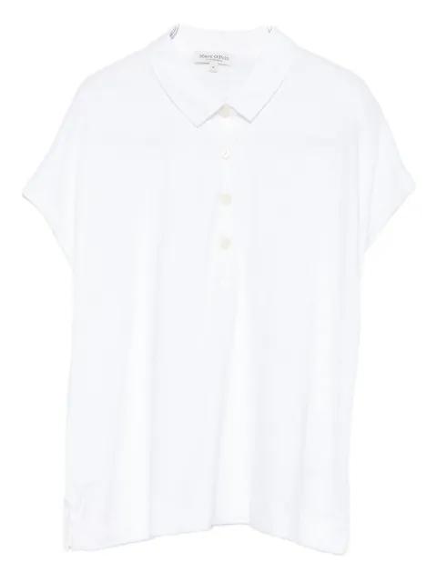 short-sleeve polo top by MARC O'POLO