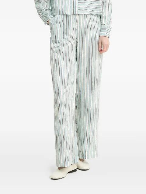 stripe-pattern trousers by MARC O'POLO