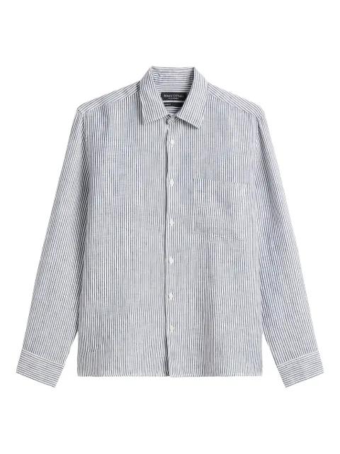 striped button-up shirt by MARC O'POLO
