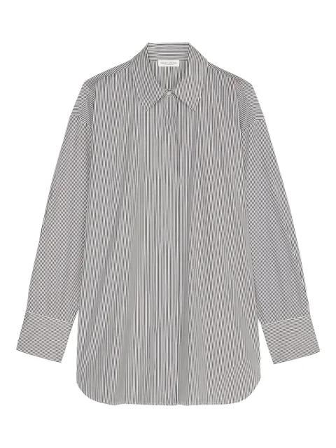 striped button-up shirt by MARC O'POLO