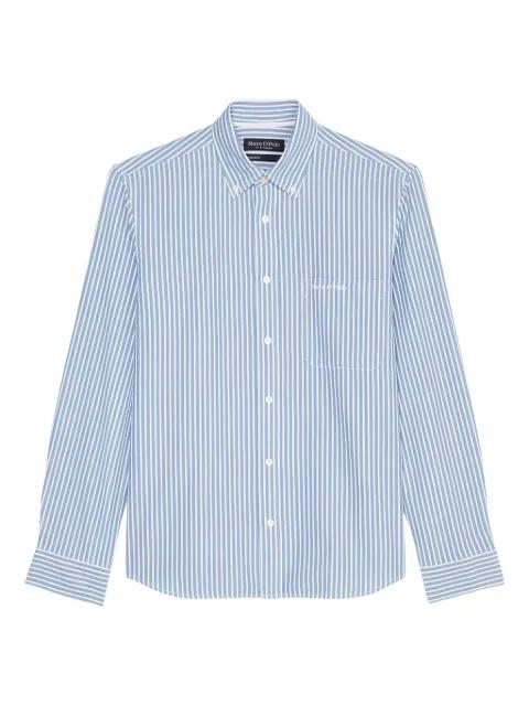 striped button-up shirt by MARC O'POLO