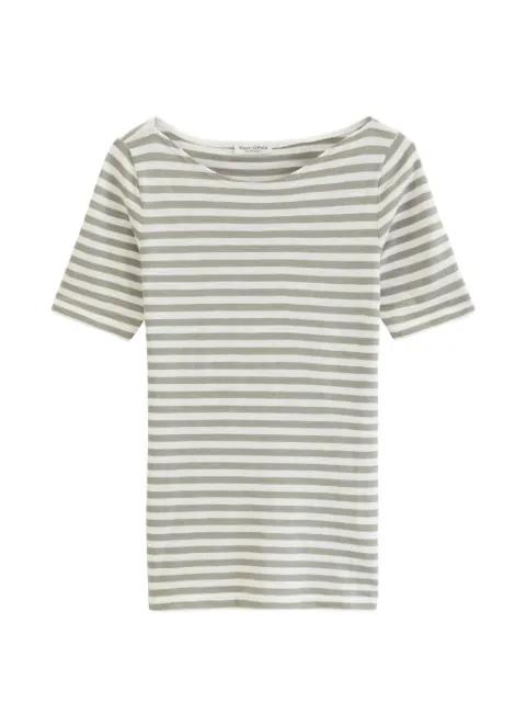 striped short-sleeve T-shirt by MARC O'POLO