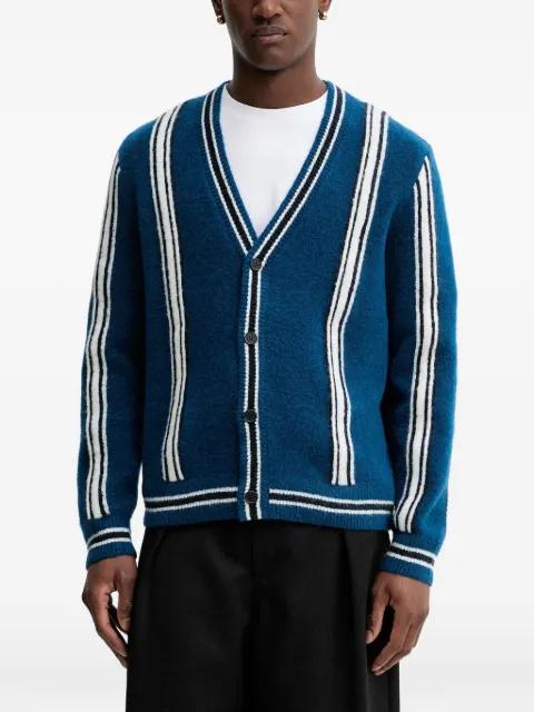 striped v-neck cardigan by MARC O'POLO