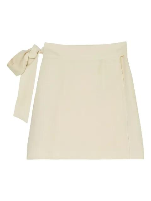 wrap-style mini skirt by MARC O'POLO