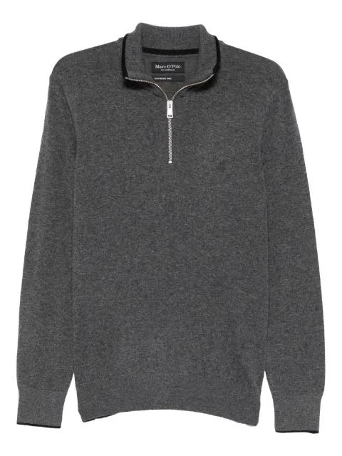 zip neck sweater by MARC O'POLO