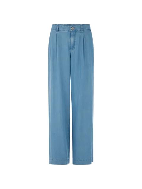 Wichita ‘Rethink Together’ pleated wide-leg jeans by MARCCAIN