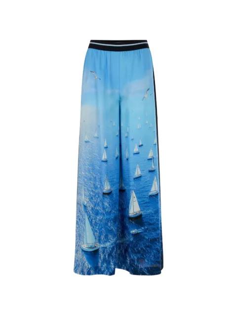 Willmar wide-leg trousers by MARCCAIN