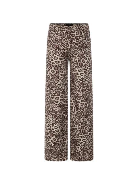 animal-print jeans by MARCCAIN