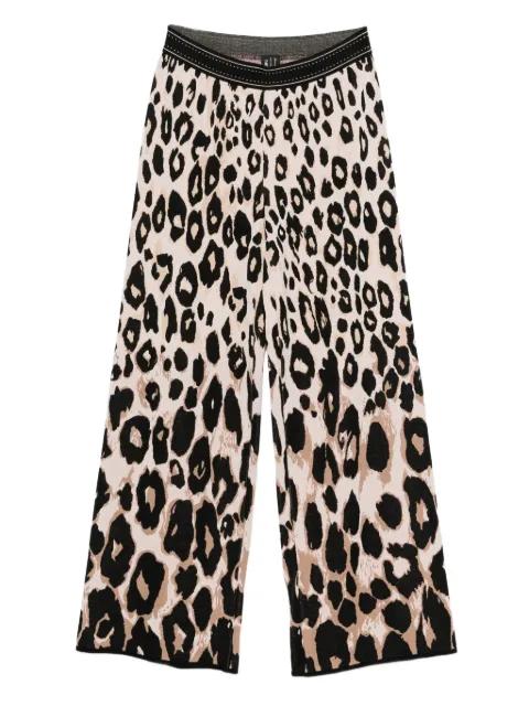 animal-print pants by MARCCAIN