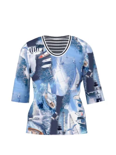 graphic-print T-shirt by MARCCAIN