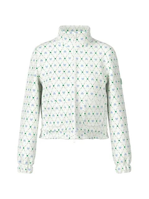 heart-pattern jacket by MARCCAIN