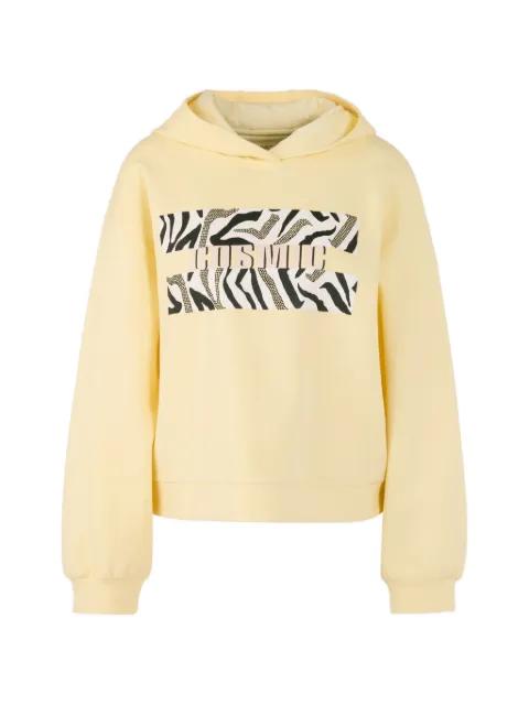 hoodied graphic sweatshirt by MARCCAIN