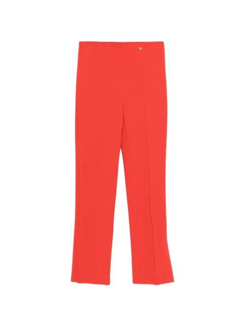 logo-appliqué trousers by MARCCAIN