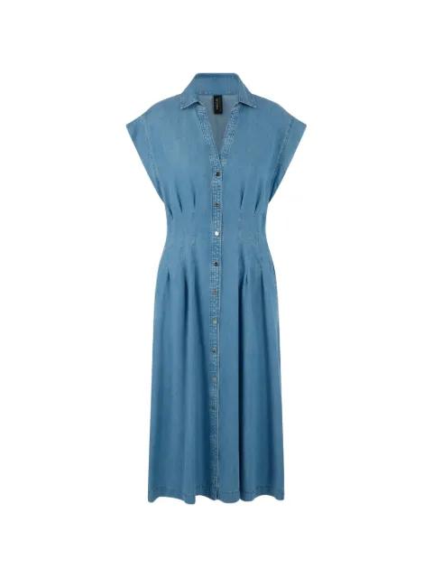 pleated midi dress by MARCCAIN