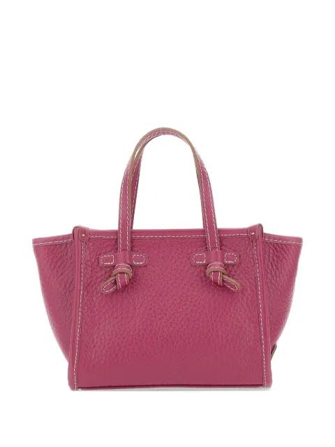 grained zip leather tote bag by MARCELLA CLUB