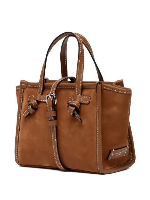 small Miss Marcella knotted suede tote bag by MARCELLA CLUB