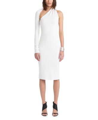 Manhattan One Shoulder Midi Dress by MARCELLA