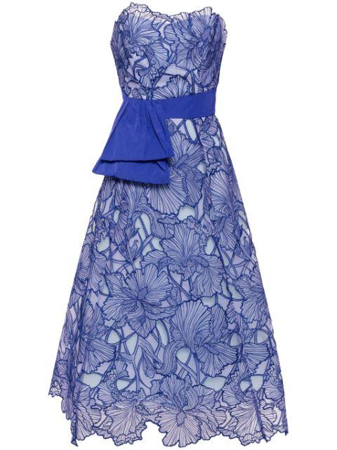 Iris midi dress by MARCHESA
