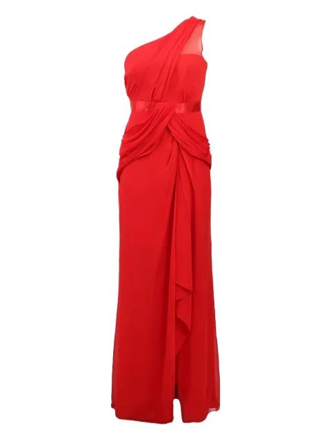 one-shoulder maxi dress by MARCHESA