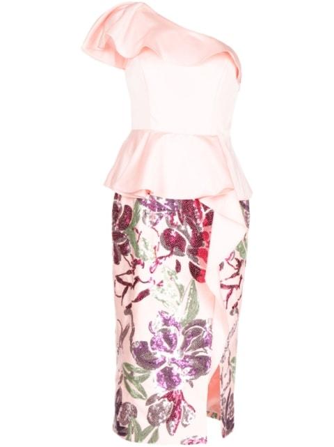 sequin-embellishment dress by MARCHESA