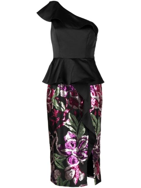 sequin-embellishment dress by MARCHESA