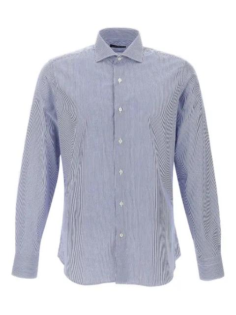 striped-pattern button shirt by MARCHESANI